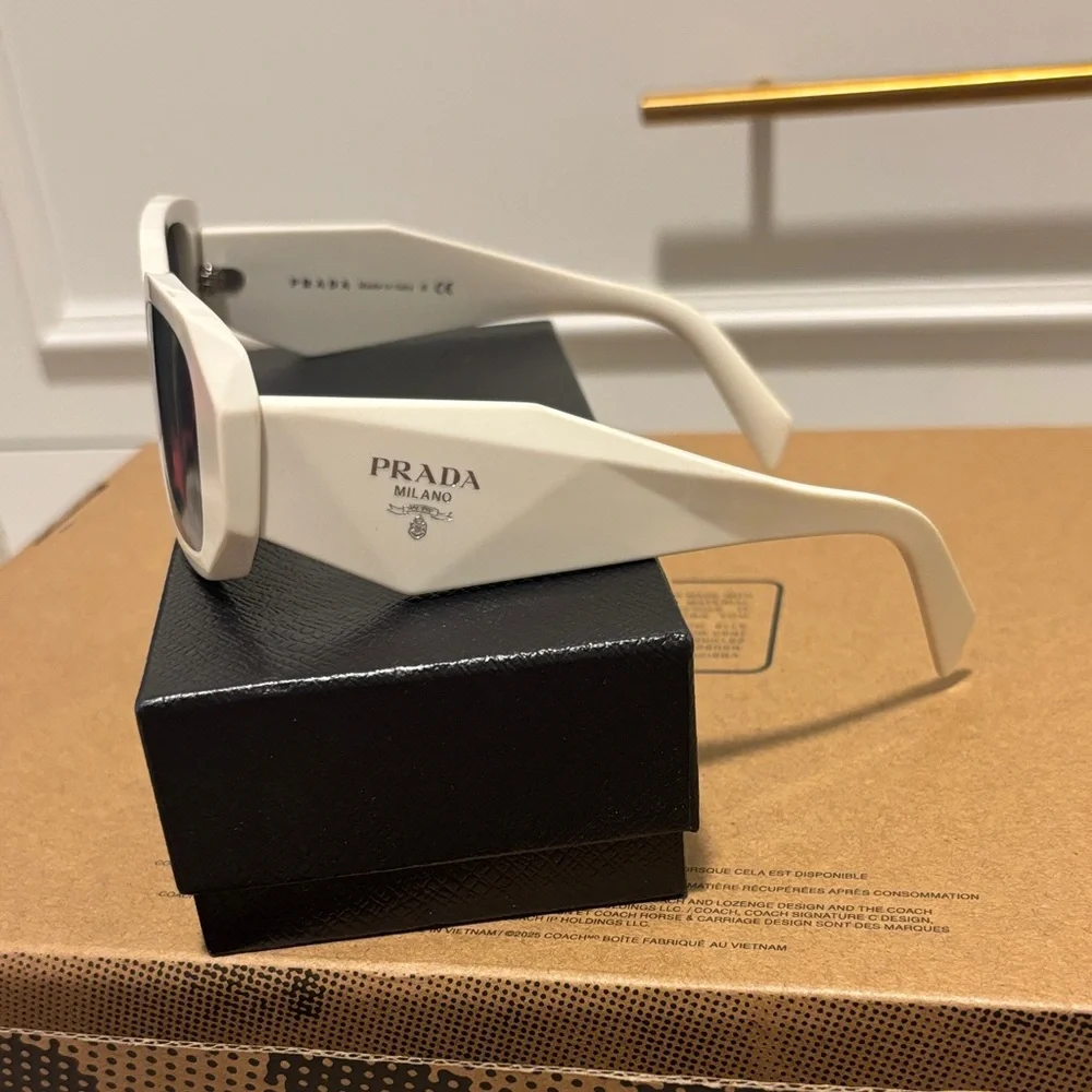 Prada Cream Wearable Glasses